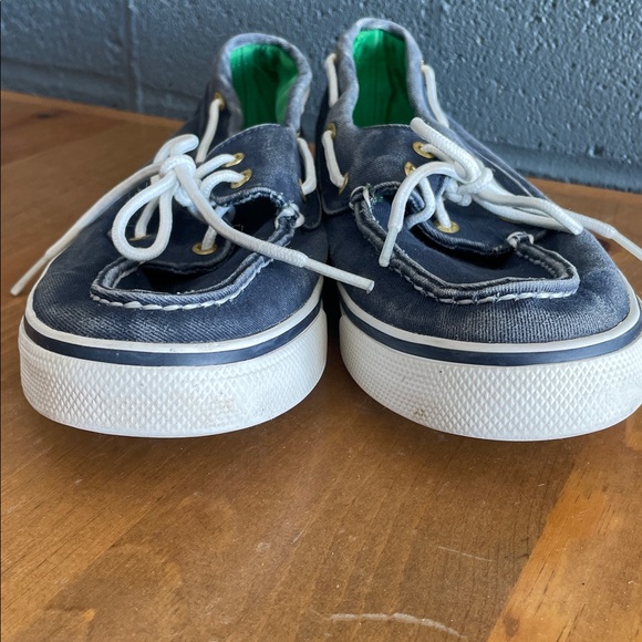 Sperry Boat Shoes/steal blue size 8 - Picture 2 of 5